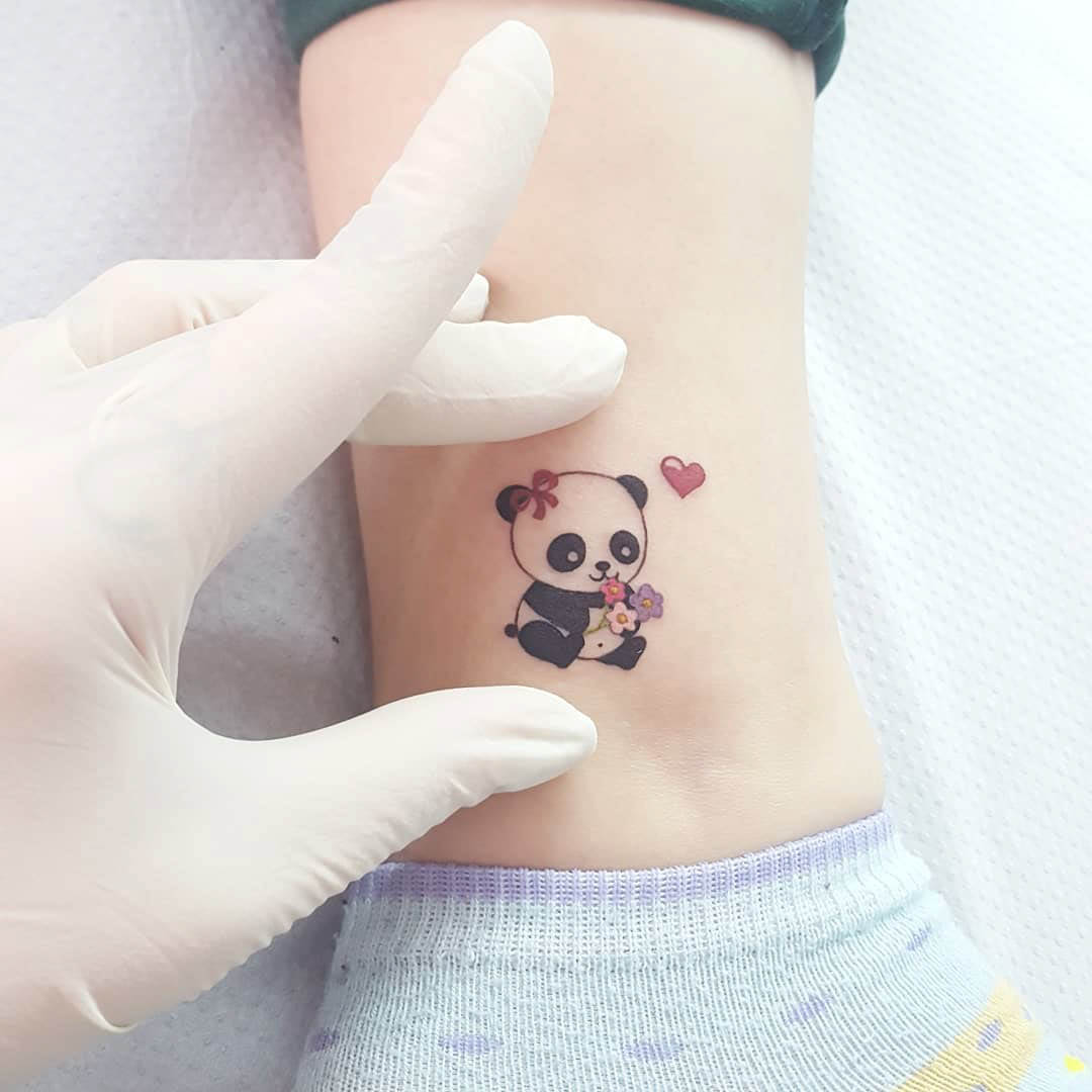Panda Tattoo on Wrist  Best Tattoo Ideas Gallery