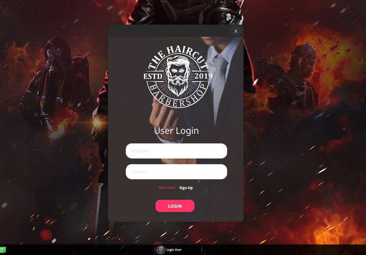 MrCl0wnLab's tweet image. Form LoginBarberShop in PySide2
github.com/MrCl0wnLab/Pyt… #python #pyside2 #form #interface #ux