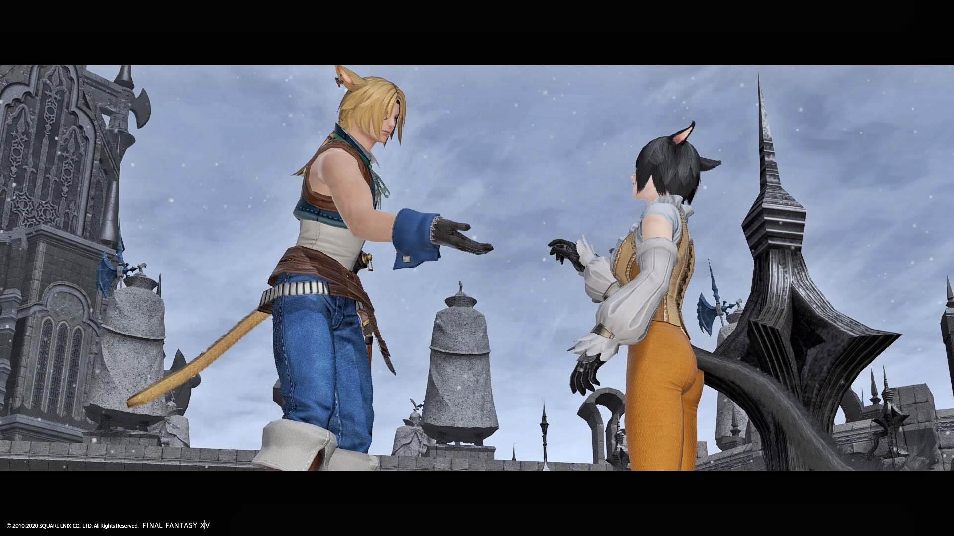 ぽ 8 Ff14 Ff9撮影会 イシュガルドの街並みがアレクサンドリアみたいだねということで そして9と言ったら飛空挺プリマビスタ 中で撮れないのは残念だけど一緒に撮れて良かった Ff14 Ff9 ジタン ダガー ミラプリコスプレ T Co