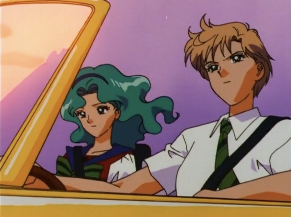 EP106 = 6.9 An interesting insight into how Haruka became a Sailor Guardian and her bond with Michiru. The fact Michiru dreamed of being the girl in Haruka’s car is so cute  I really like this duo