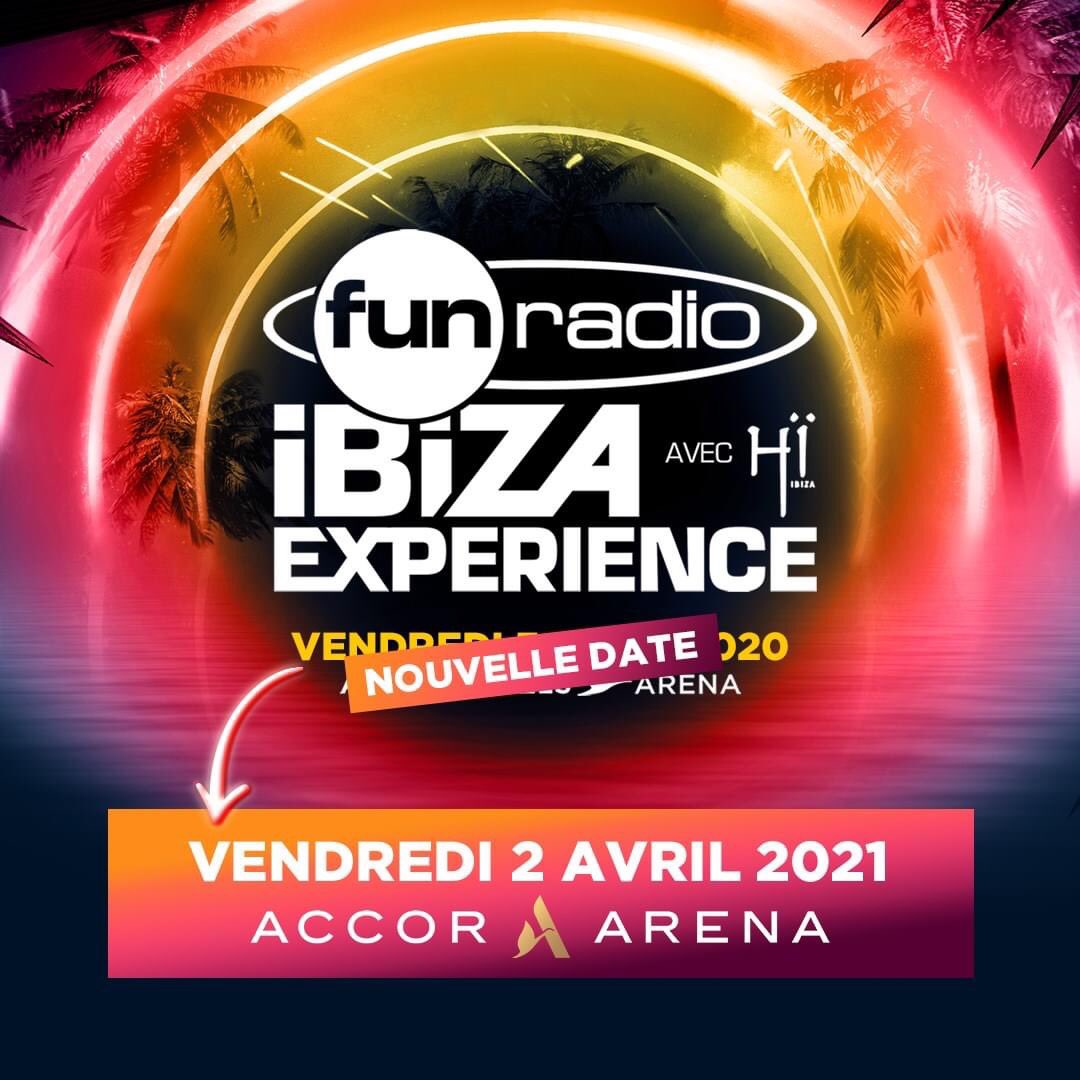 Sans surprise, la @funradio_fr Ibiza Experience 2020 est finalement reportée en 2021 👀