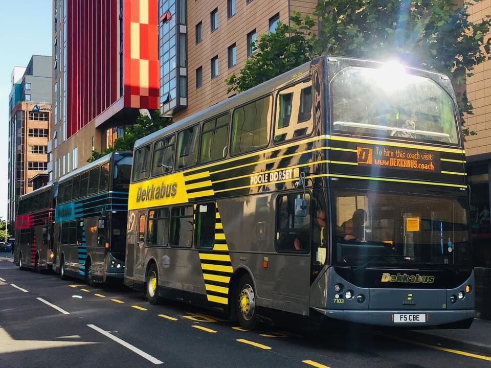 dekkabus's tweet image. Never mind the TRUMP - BIDEN debate!  The greatest debate of all is PINK, BLUE or YELLOW!  (We’ll let the voters decide!)

No matter what your persuasion is, vote DEKKABUS for your next day out!