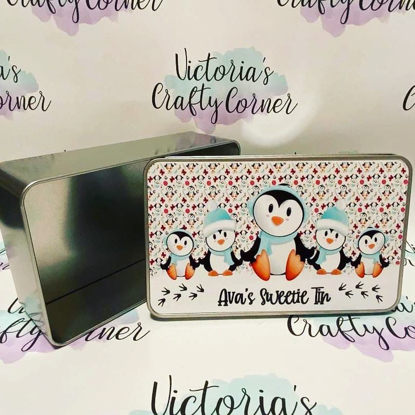 New product alert from one of our amazing crafters 🥰 check out these personalised sweety tins perfect for Christmas 🎄 #victoriascraftycorner #no26 #handmadewithlove #handmade #christmas2020