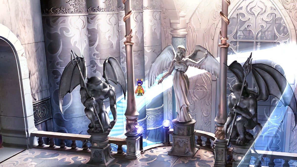 The game favors making Eiko the character you control on the map, and then Vivi if you took her to Oeilvert for some strange reason, to make it very likely you'll be dwarfed by all of Kuja's grandiose architecture. But where do angels and demons fit into FFIX's cosmology?