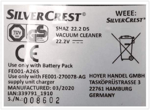 REKLAMATIONCOM's tweet photo. 😯VORSICHT RÜCKRUF:😮
“Vom Rückruf betroffen ist der #Handstaubsauger der Marke #Silvercrest des Lieferanten #Hoyer Handel GmbH, welcher bei #Lidl Deutschland verkauft wurde.” https://t.co/qVNrjn5tgK #reklamation https://t.co/SZArbhbpiO