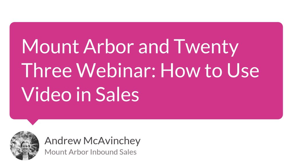 Sales demos can be personalised too, meaning each customer can be given a video demo that is specifically tailored to their business.

Read more 👉 bit.ly/3aS1TsB

#videomarketing #remoteselling #SalesProcess #InsideSales #InboundSales #HubSpotSales