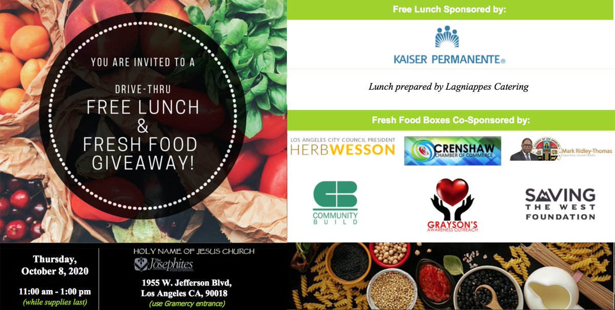 Join us October 8 for Free Lunch &amp; Fresh Food!
myemail.constantcontact.com/FREE-LUNCH---F…...
