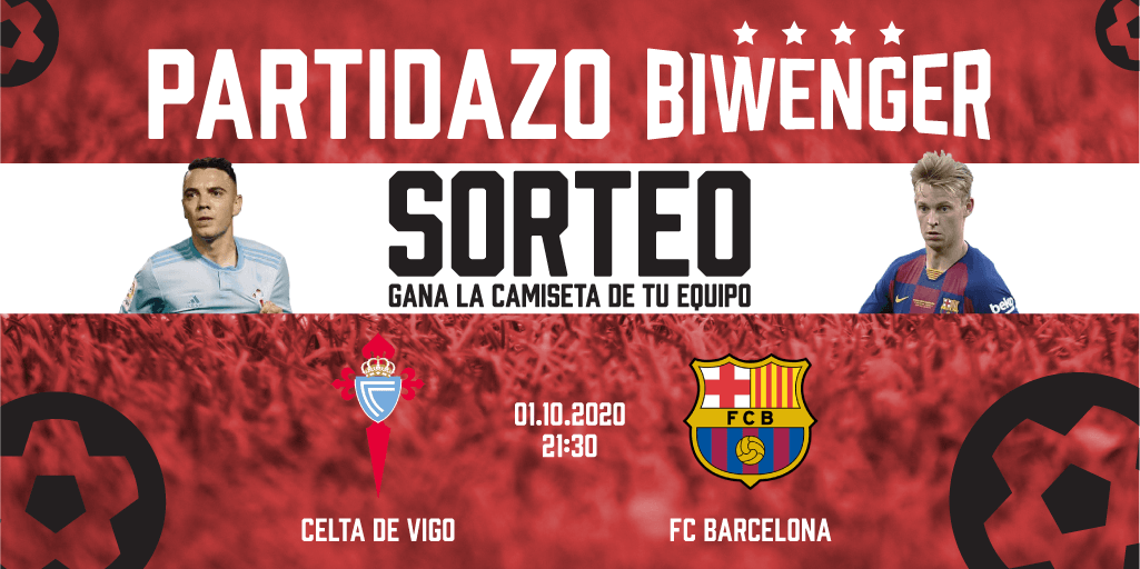 biwenger's tweet photo. 🚨 RC Celta de Vigo - FC Barcelona, El Partidazo Biwenger

📝 Requisitos:

📲 Síguenos + Rt

⚽️ Da un resultado

⏰ Hasta el jueves a las 21:30h. El viernes se hará un sorteo entre los acertantes de las 3 redes sociales

👉 La previa de @Espanyol_guia: https://t.co/s86Z3S8xSl https://t.co/2173gB4lRA