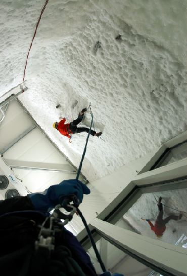 StarRefrig's tweet photo. Climbing the walls! In the 1990s we expanded the leisure #ice business from ice rinks, to climbing walls (pictured) and even the real iceberg at Dynamic Earth in Edinburgh. We also equipped Torvill and Dean with a mobile plant for their world tour! #StarAt50 #HavingAnIceTime https://t.co/0XiDrYibO2