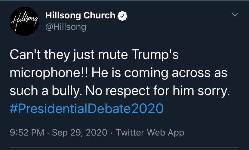 A few thoughts on what the “ @Hillsong  #Debates2020  ” deleted tweet actually reveals (it’s not what you think)  https://www.facebook.com/303558839764454/posts/3297864187000556/