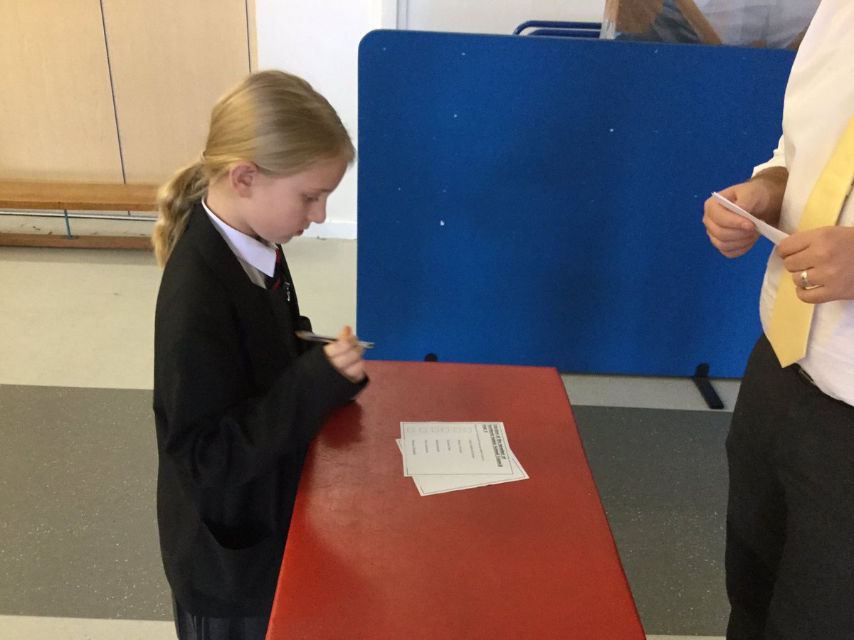 mrclydesdalens's tweet photo. Today Year 4 have been taking part in our very own vote to decide who becomes the Year4 school councillors. Great way for all the children to have their say. #schoolcouncil #democracy #voting @nsprimary https://t.co/v983ekCgnp