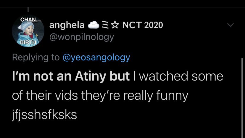 “i’m not an atiny but u watched some of their vids they’re really funny”ATEEZ = 8 crackheads 