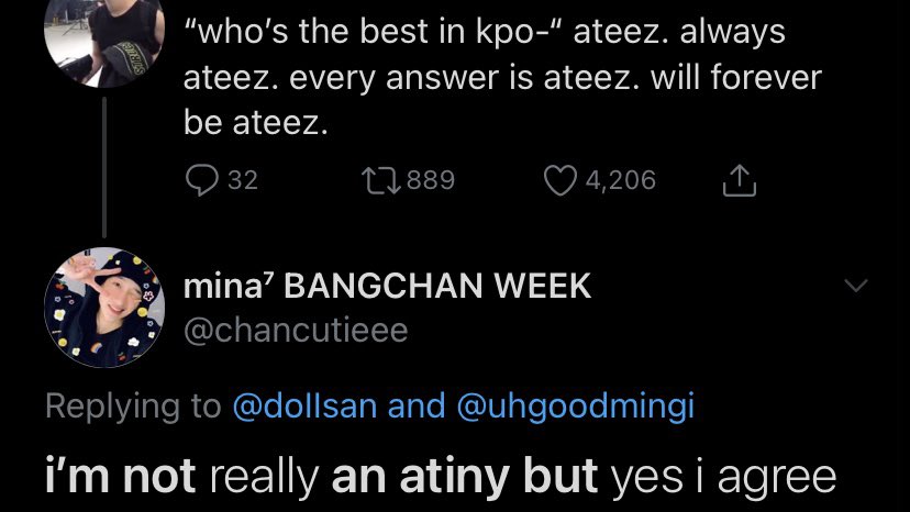 “i’m not an atiny but u watched some of their vids they’re really funny”ATEEZ = 8 crackheads 