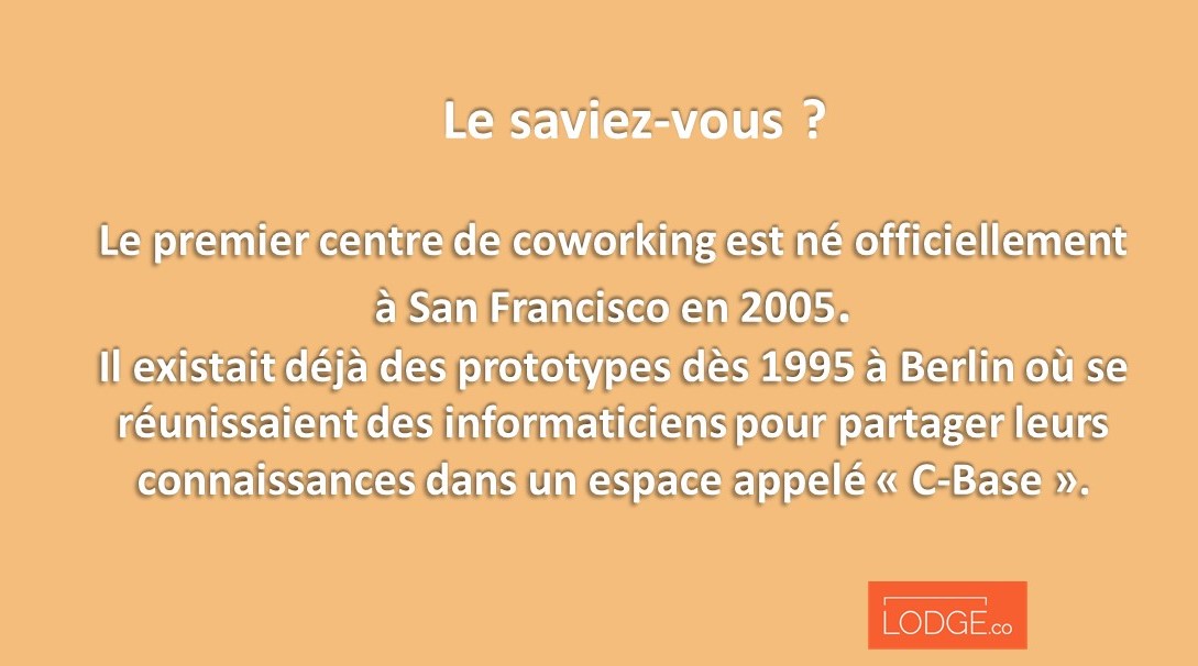 C'est la minute #culture #général !😉

#first #coworkingspace #history