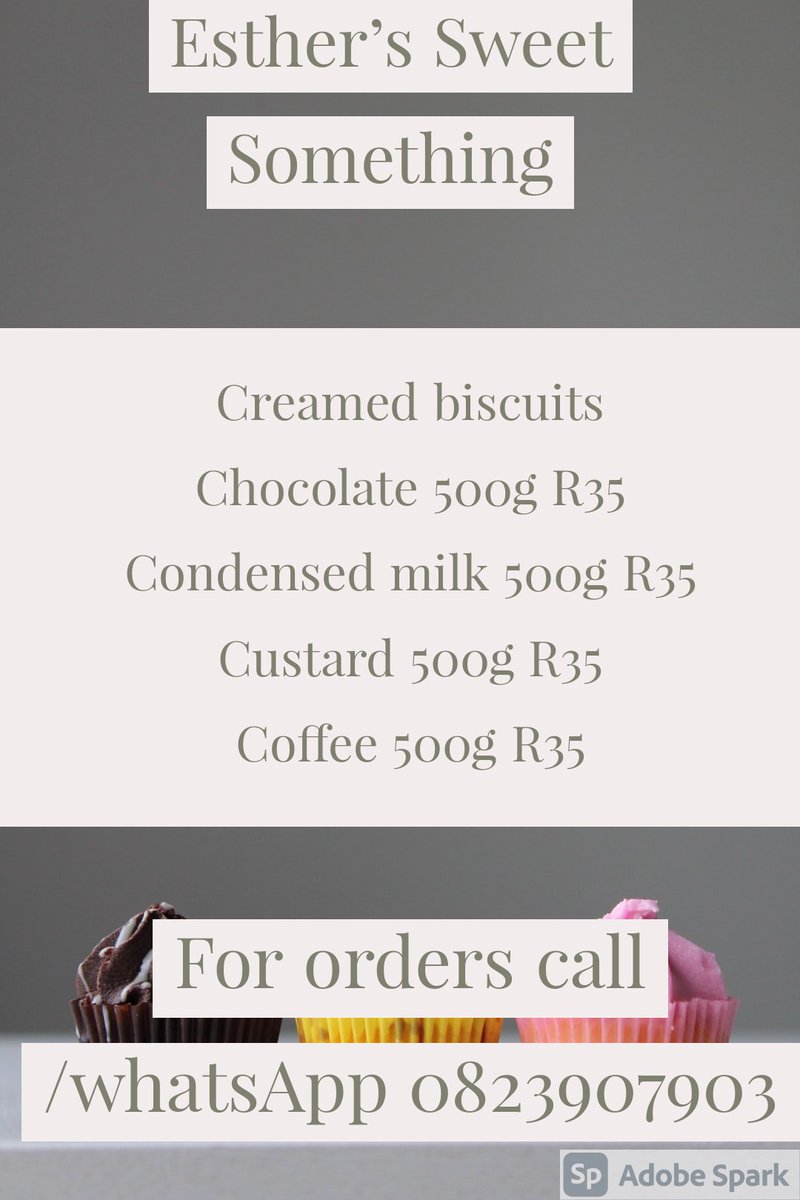 esther_bakery's tweet photo. For orders please dm or on this numbers 0823907903 am based in mabopane block b but I do deliver

https://t.co/iXKWlhULr8

#hustlersplatfom
#DJSBU https://t.co/WsWDyWoECF