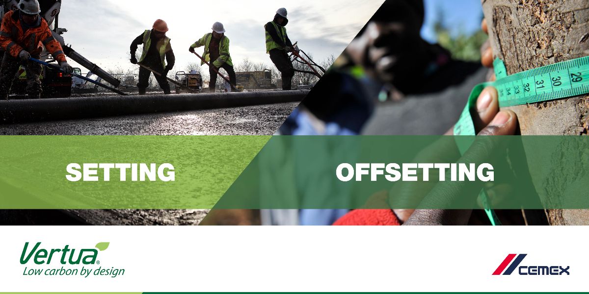 CEMEX_UK's tweet photo. Vertua is the UK's first ready mixed concrete #carbonneutral product from CEMEX - helping you make better choices for your project. So, while your concrete is setting, we will be busy offsetting #lowcarbon 🌱🌍 https://t.co/YCM3afLKA4