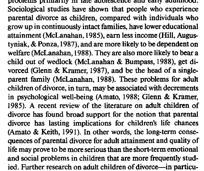 So the children of "baby mamas" are vastly more likely to be poor, beaten, abused, addicted, and uneducated.  https://www.ncbi.nlm.nih.gov/pmc/articles/PMC6313686/https://www.jstor.org/stable/353132