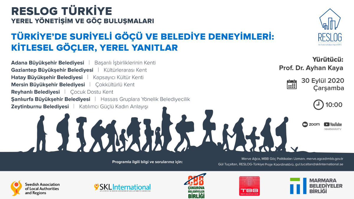 Marmara Belediyeler Birliği, Türkiye Belediyeler Birliği, Çukurova Belediyeler Birliği ve üye belediyelerin katılımı ile Yerel Yönetişim ve Göç Buluşmalarının 10'ncusu gerçekleştiriliyor.
youtube.com/watch?v=KrQOkE…