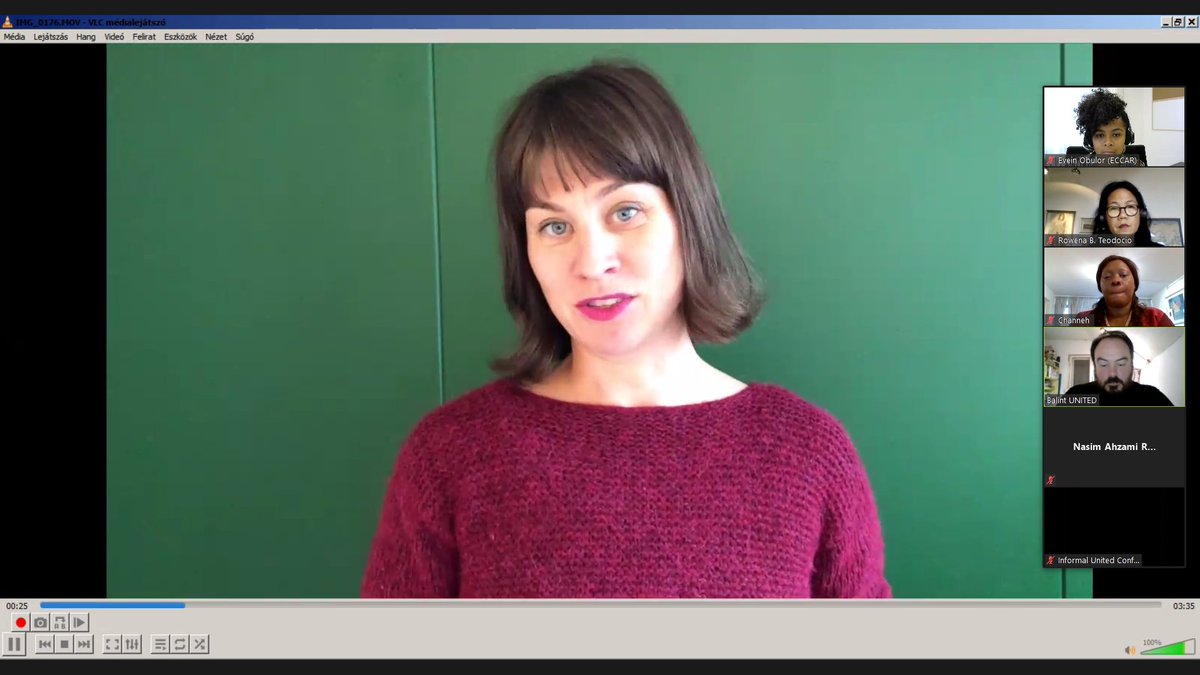 <a href="/rinamariann/">Rina Mariann Hansen</a> from @Oslokommune city council for work, integration and social services gave her welcome for the virtual <a href="/UNITED__Network/">UNITED for Intercultural Action</a> Youth Conference "Solidarity in action: Municipalities and Youth Tackling the #COVID19 crisis" #citiesagainstracism
Tweet übersetzen