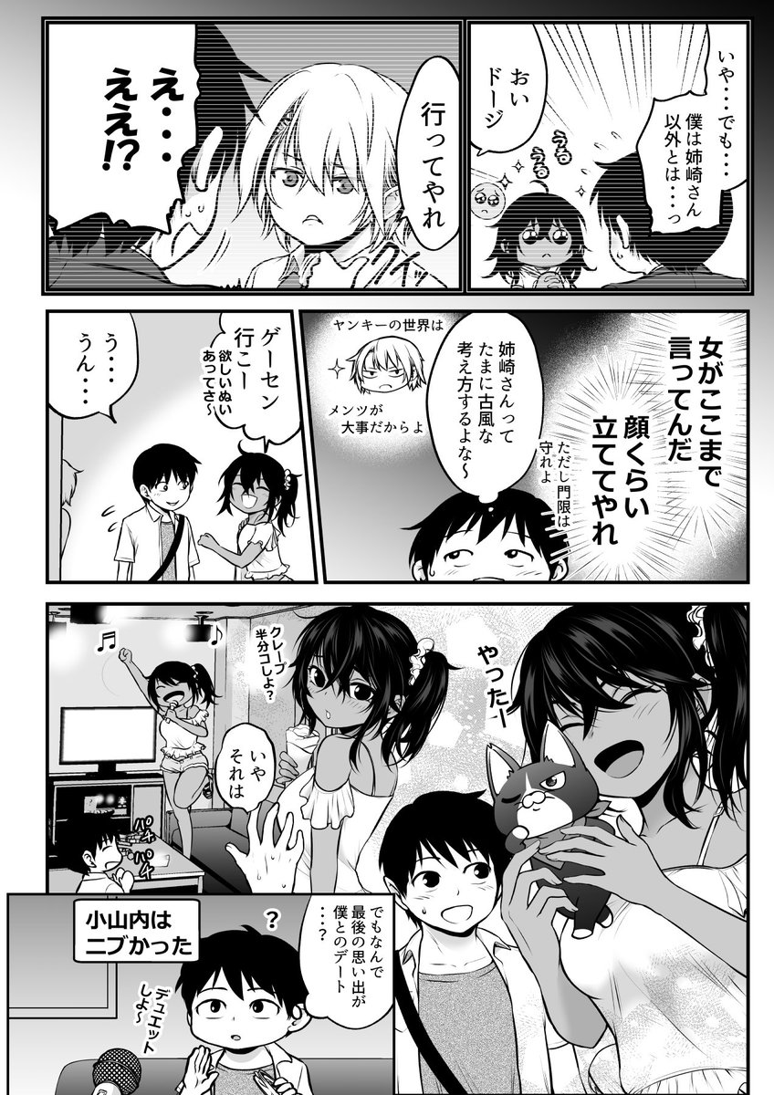 彼女じゃない女の子に誘惑される男子(1/2)

 #ヤンキー娘とお友達から始めてみた 