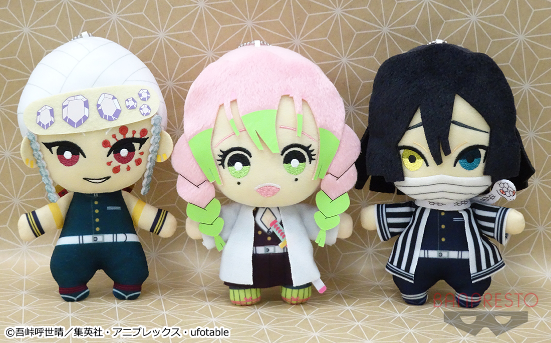 音柱・恋柱・蛇柱そろい踏み‼／ おでかけのお供にバッチリな「ともぬい