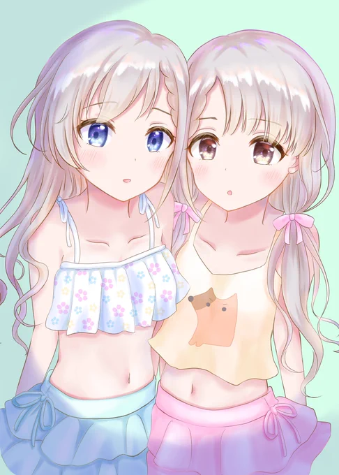 12枚くらい描いた中から4枚厳選?
乙倉ちゃんと久川姉妹たくさん描いた〜☺️
 #今月描いた絵を晒そう 