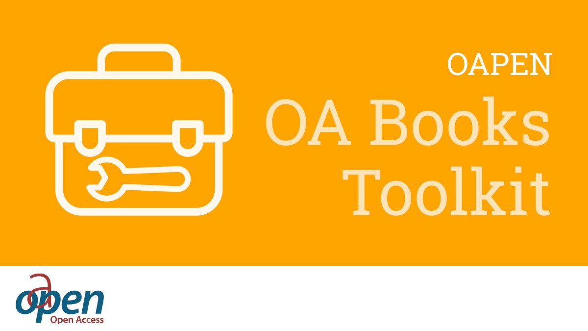 What’s in the new OAPEN Open Access Books Toolkit? Information on: how to choose an OA book publisher, copyright & licensing, funding, common myths, FAQs and more! Take a look & share with your networks: bit.ly/3kVHKG4 #oabookstoolkit #OAbooks @OAPENbooks