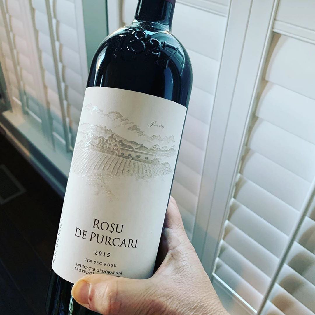 One of the #wine s being tasted at the #moldova wine festival online webinar around the world <a href="/Vinconnexion/">Vinconnexion</a> A Cabernet / Merlot /Malbec blend  from @purcarivin often overshadowed by Negru du Purcari but still an excellent wine