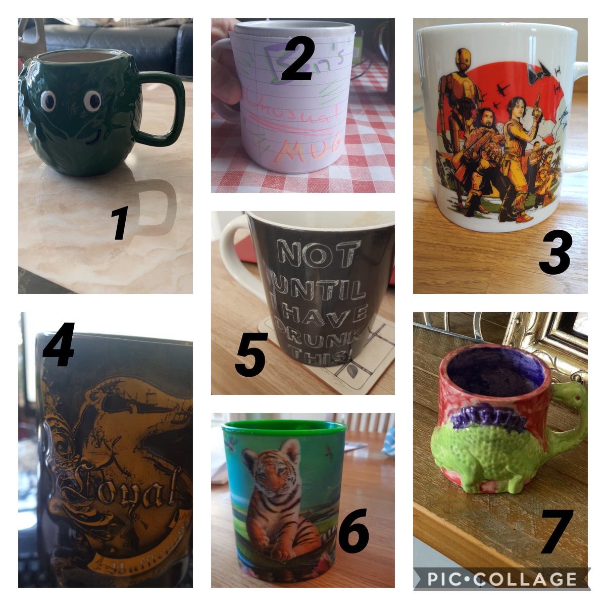 condiesca's tweet photo. @macmillancancer perhaps you can be an impartial judge for us? One of our teams has had a "best mug" competition at their coffee morning and we need help deciding? #Macmillancoffeemorning #bestmug #teamcondie #charity #fundraising #allvoteswelcome https://t.co/d5dBUymABg