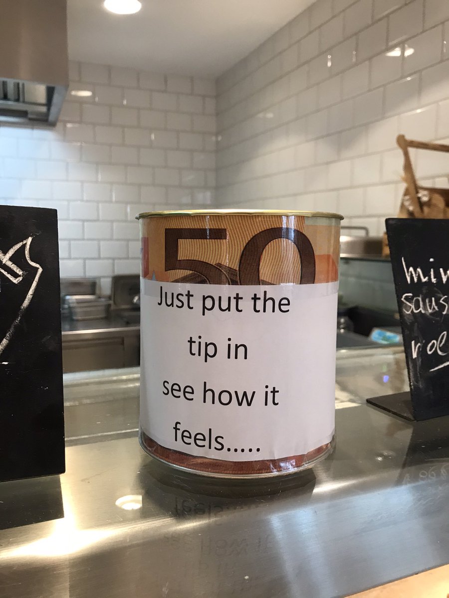 In other news, I’ve found the worst tip jar you can put in a family holiday resort...