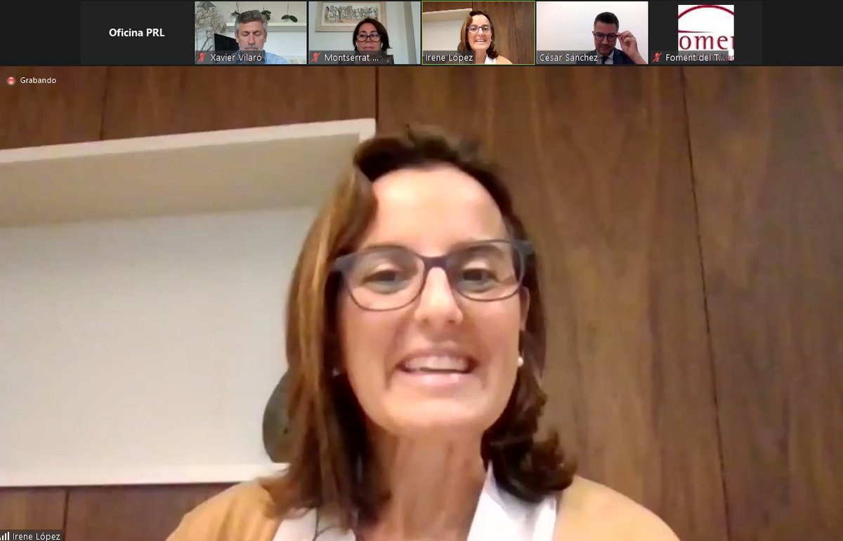 FOMENTPRL's tweet image. Irene López nos comenta la relevancia del cumplimiento #RGDP ante los nuevos tratamientos de datos personales consecuencia de la gestión de la Covid-19 y las responsabilidades derivadas #PRL @ilvalegal @FomentTreball @FullAudit