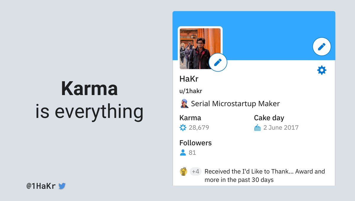 Tip 7: Build Reddit karma before you "self-promote". by giving back to the community. Post things which are relevant, comment on topics that you are interested in, upvote post which you like.