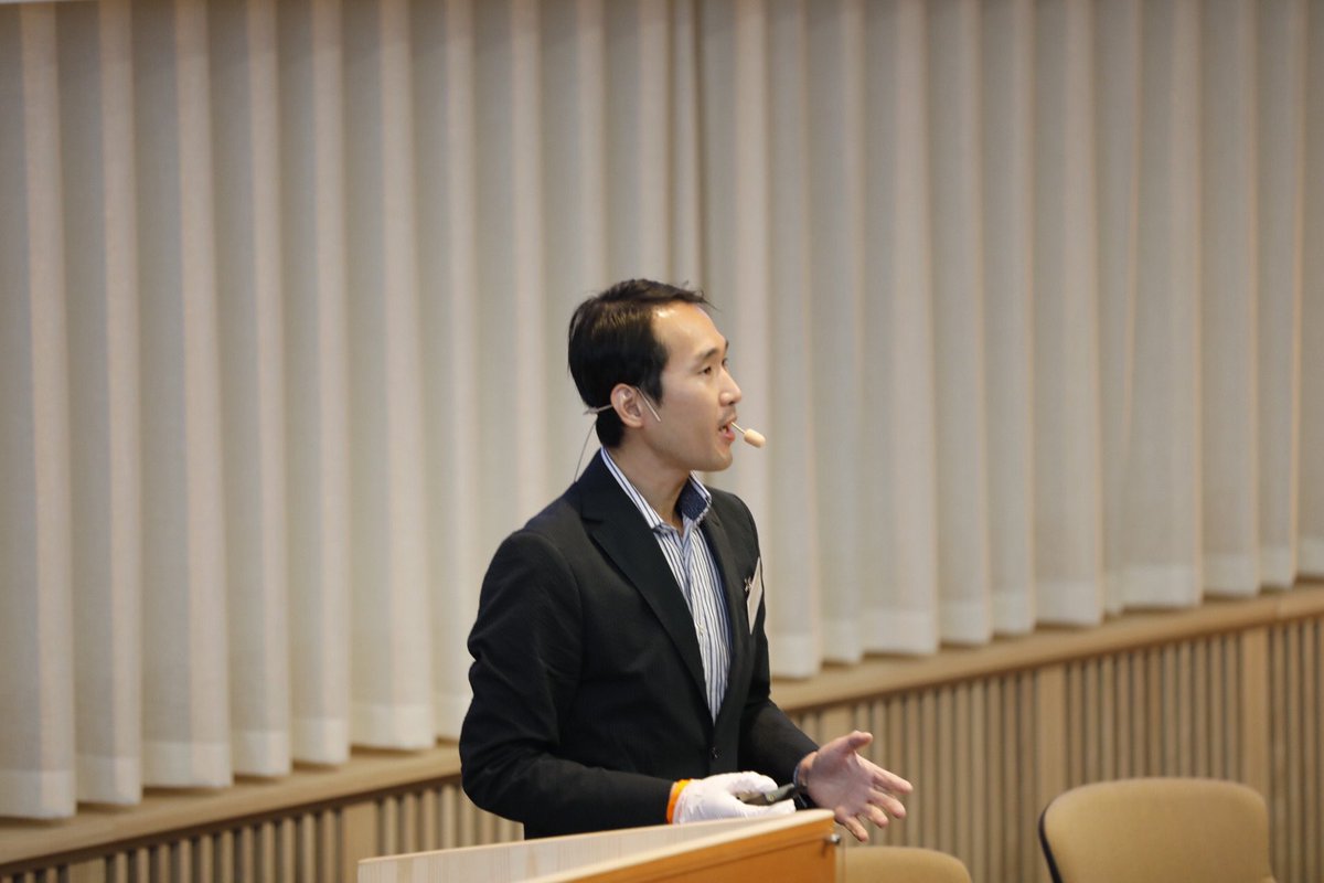 AIMEScenter's tweet photo. @FerdinandChoong talking about how AIMES researchers will take ownership of there research to make sure that it impacts society. https://t.co/znETgorwfq
