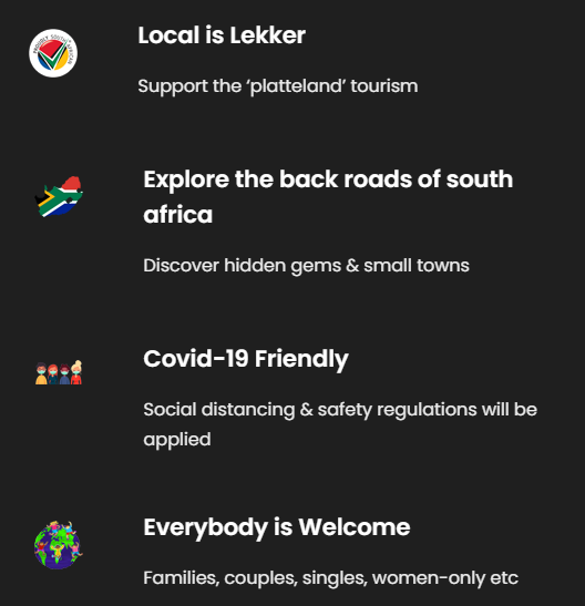 PlattelandTours's tweet photo. Why travel with @plattelandtours? 

#localislekker #plattelandtourism #covidfriendly #kleindorpies #familyholiday #roadtrip https://t.co/jogNcUZ0aA