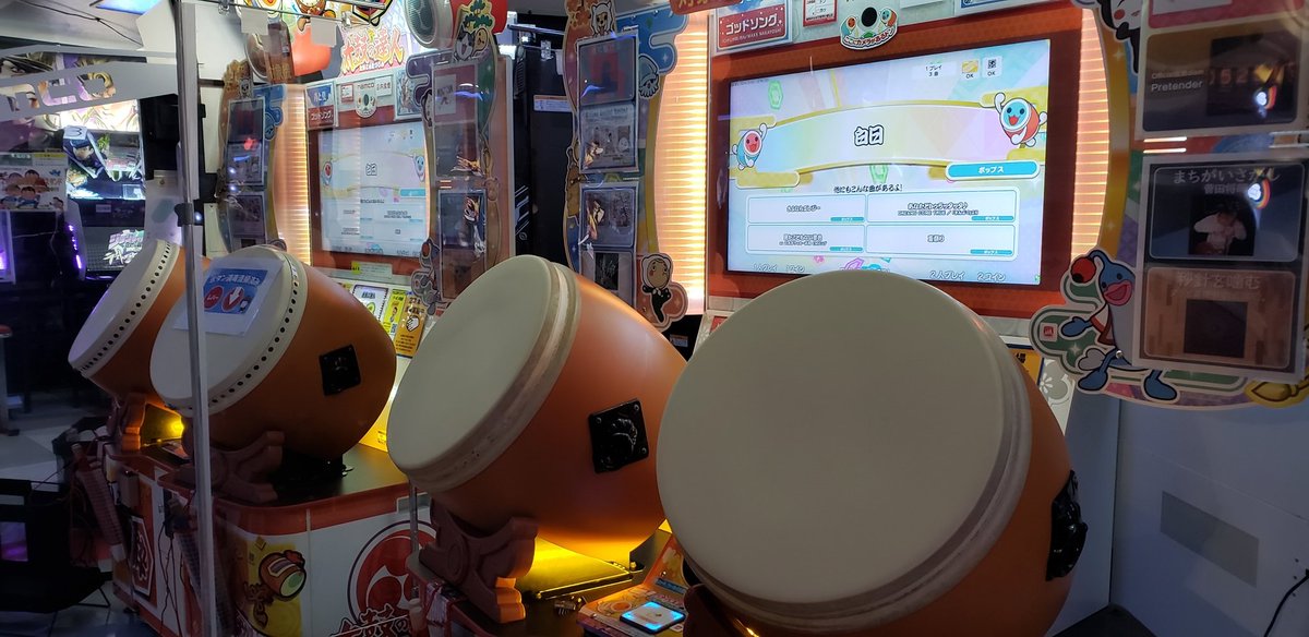 太鼓の達人ニジイロver.】 #太鼓の達人 の奥の台のメンテナンスを致し