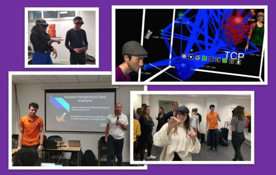 🚀 Pour saisir les enjeux du phénomène de #BigData, les étudiants du MS Marketing et Data Analytics se sont immergés en 3D dans l’univers des données avec <a href="/VistaKlub/">VISTAKLUB</a>, entreprise spécialisée dans la visualisation des datas. Retour sur cette collaboration ➡️ bit.ly/3ie1Idd