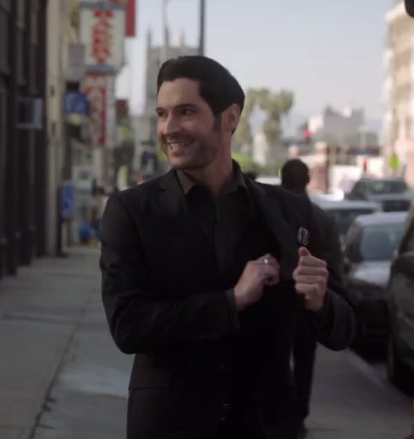 Lucifer’s wardrobe in 3x16 Infernal Guinea Pig