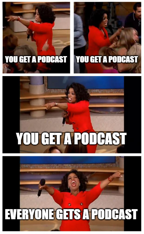 Looking for a podcast to listen to? Bookmark this thread. Curated by the Freshworks community of  #podcast listeners, unroll this thread for a list of podcasts on topics ranging from humor to politics, and from wrestling to business.  #InternationalPodcastDay