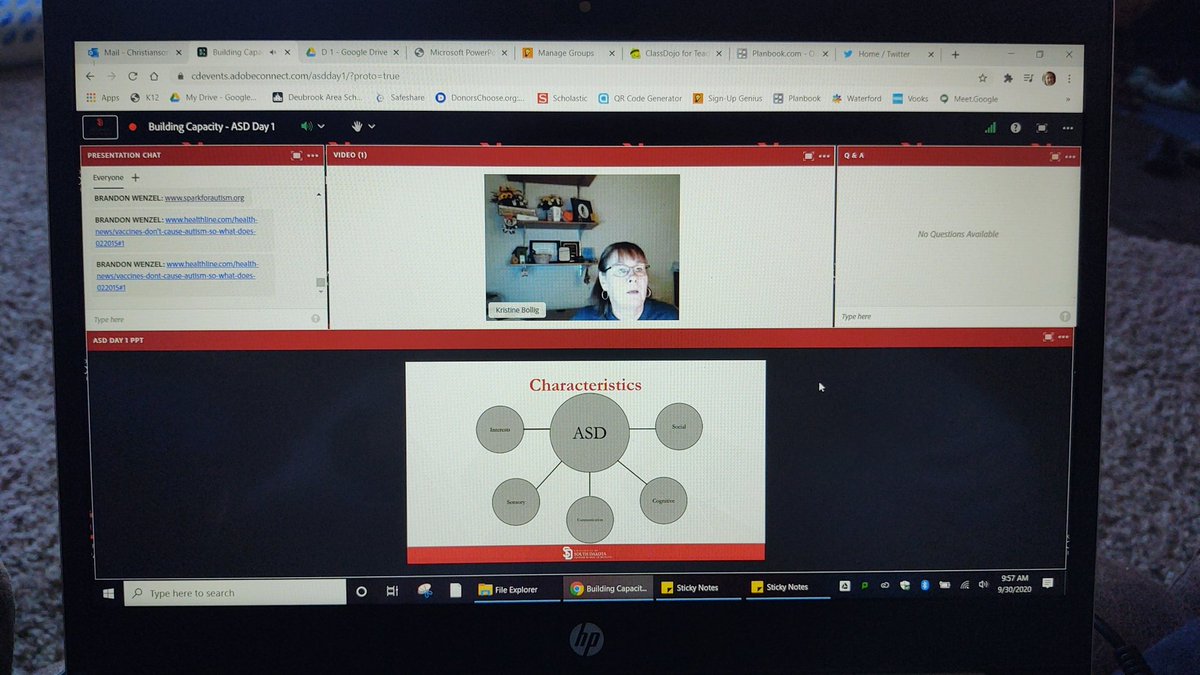 ChristiansonTL's tweet photo. Thankful for the opportunity to learn and further development my knowledge of ASD and its various components! #usd #Autism #AutismAwareness #lifelonglearner https://t.co/5VPmHZ2ELb