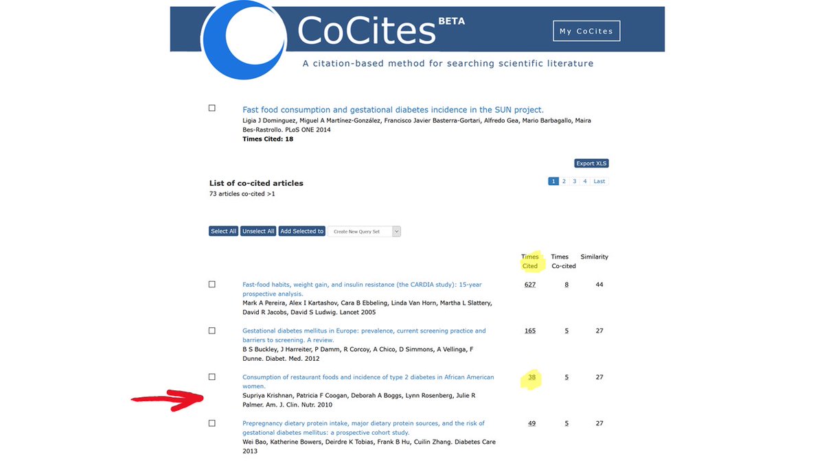 A co-citation search finds other papers on the same topic, and among these may be others that are more relevant. You can use the latter ones to run a more relevant co-citation search.
