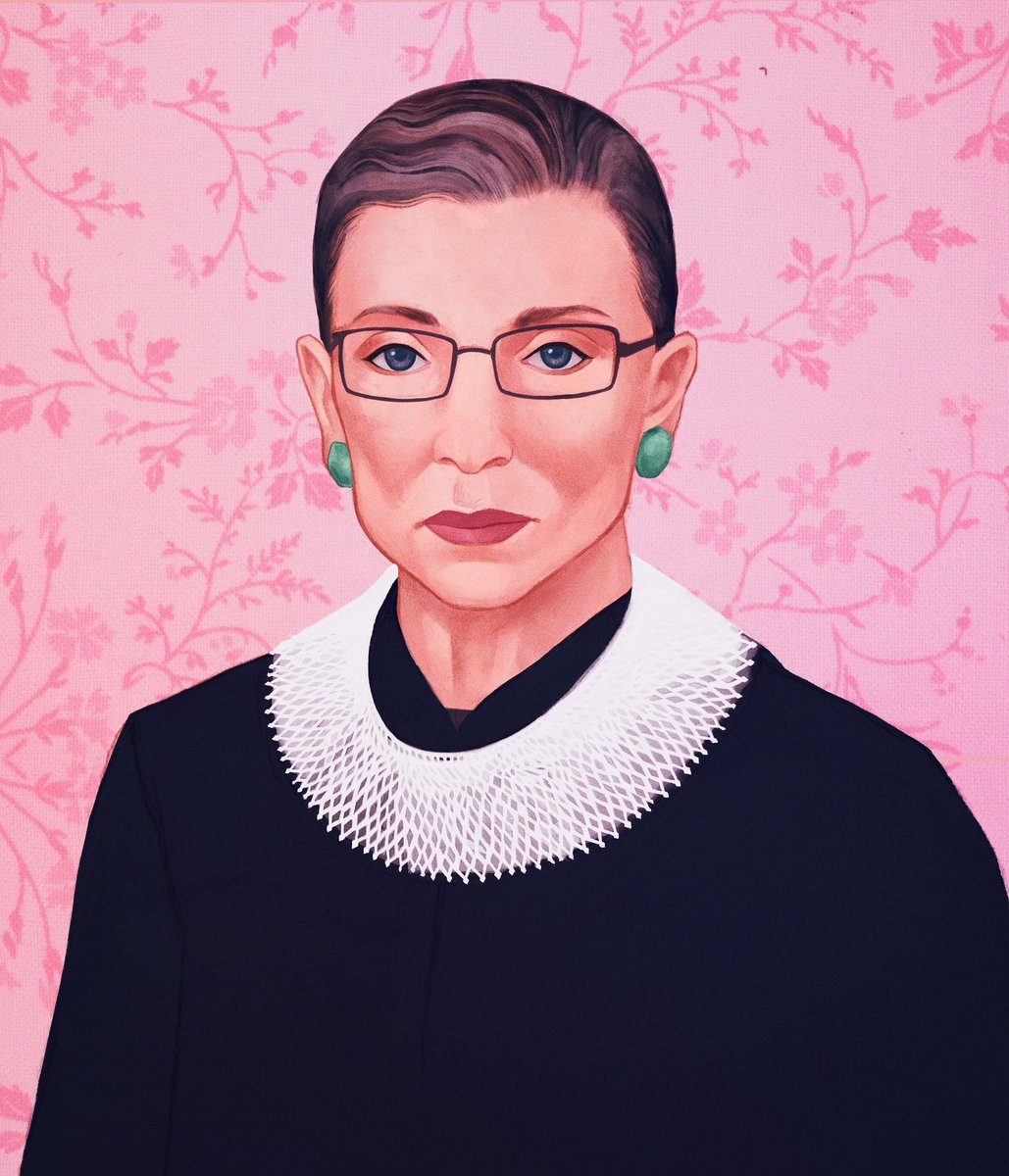 #RBG #Illustration #portraitillustration #portrait #RuthBaderGinsberg #riseupshowupunite #votehimout #womenwithpencils #womenwhodraw