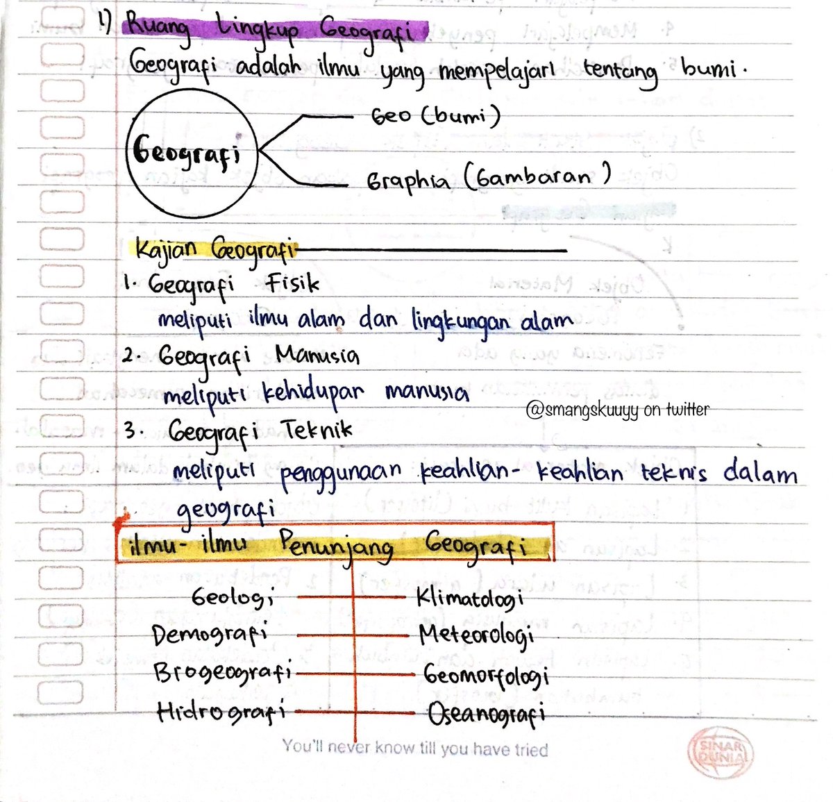 smangskuuyy's tweet image. - 𝘊𝘢𝘵𝘢𝘵𝘢𝘯 𝘎𝘦𝘰𝘨𝘳𝘢𝘧𝘪 𝘒𝘦𝘭𝘢𝘴 10 -
🏞 𝓟𝓮𝓷𝓰𝓪𝓷𝓽𝓪𝓻 𝓖𝓮𝓸𝓰𝓻𝓪𝓯𝓲 🏞
*Catatan lainnya cek pinned tweet📌✨