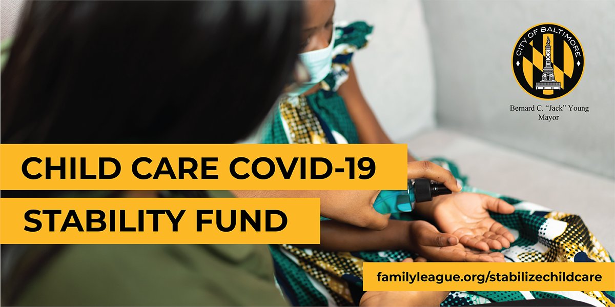 Family_League's tweet photo. Applications open 10/1 for the Child Care COVID-19 Stability Fund! Grants up to $20,000 for licensed childcare centers and up to $5,000 for registered family child care homes. Learn more at https://t.co/kPHVST8kxO https://t.co/Kxbm4a5ciU