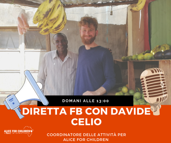 🔴 Domani alle 13 ora italiana ci collegheremo con Nairobi 🔴
➡️ In una diretta Facebook il nostro coordinatore delle attività Davide ci aggiornerà sulla situazione negli slum. Parleremo di scuola, di lavoro e di comunità.
Vi aspettiamo online❗️
#AliceForChildren