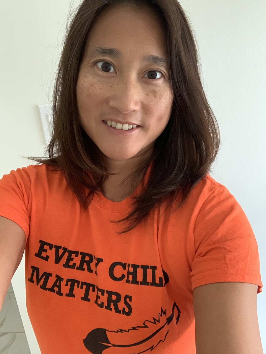 Wearing orange today in honour of residential school survivors.  Join in &amp; show your support too! Wear an orange shirt today! #TWTB_EEDI #TWTBTSO #orangeshirtday #everychildmatters