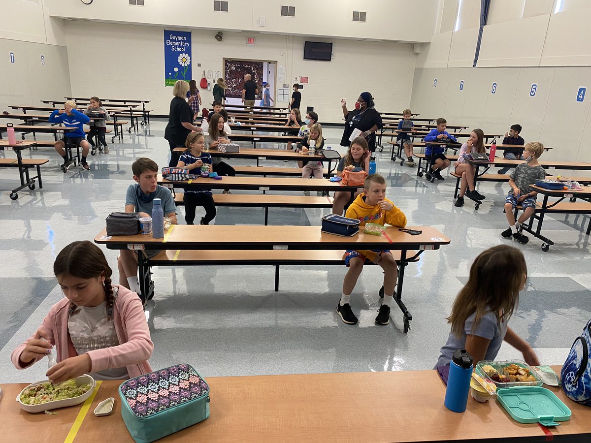 Visited <a href="/CBGaymanES/">George G. Gayman Elementary</a> to see students practicing their social distancing and settling into new routines.  Mustang smiles are seen in their eyes!  So good!  #CBBack2School #CBProud