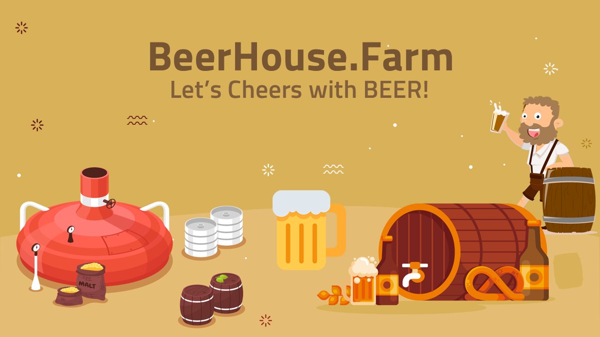 🍺 Visit: beerhouse.farm
🍺 Buy: uniswap.info/token/0xb0dc4a…
🍺 Telegram: t.me/BeerHousefarm
🍺 Start : Block 10965437
🍺 Bonus End: Block 11023037
🍺 Bonus Multiplier: 4x
🍺 Deployer: Omega Protocol Ltd.

#BeerHouse 🍻 #BeerFarm #DeFi #YieldFarming #DeFiFarming #BEER