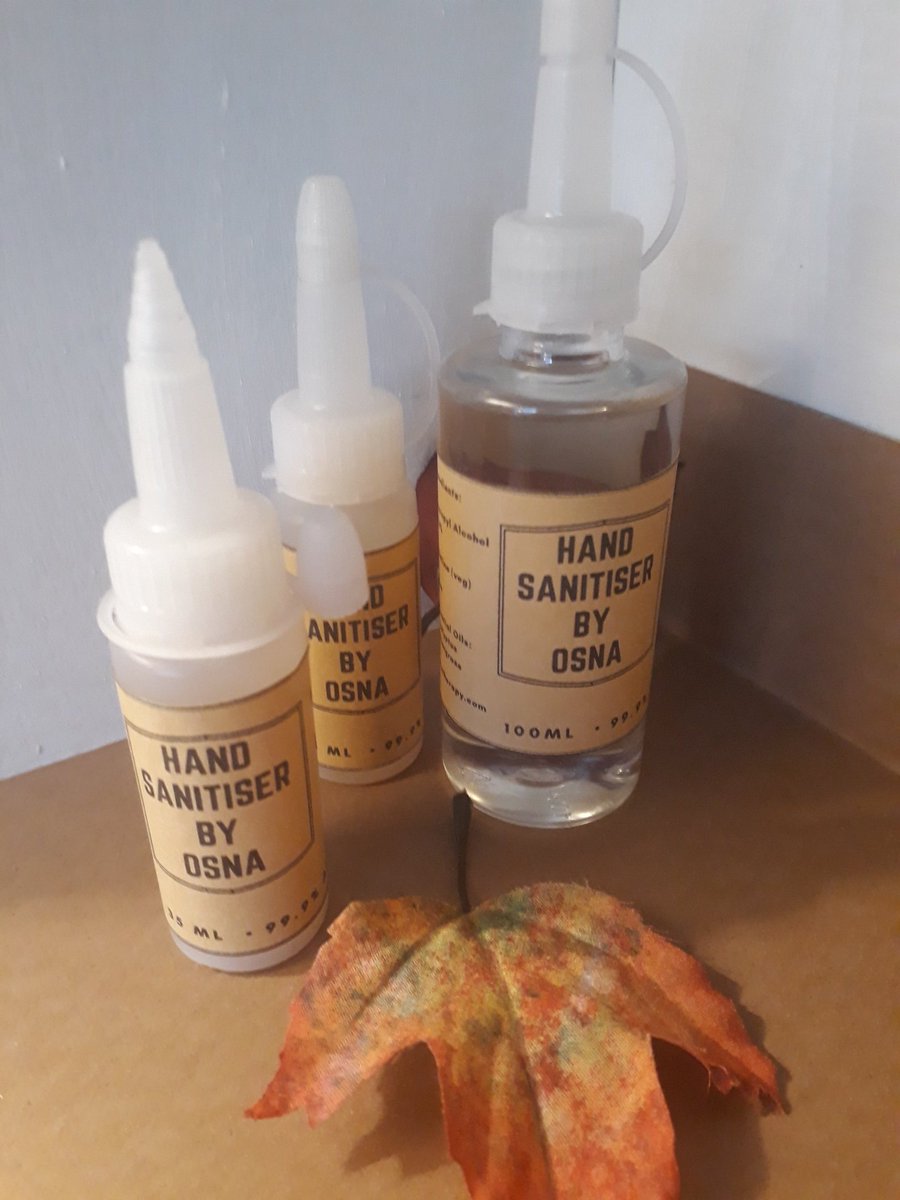 Dont forget your organic hand sanitiser this Autumn. 35ml for easy carrying and 100ml, made and available inhouse at Osna Therapy Centre.

Can supply large orders via courier or buy inhouse.

osnatherapy.com

#handsanitizer #ecofriendly