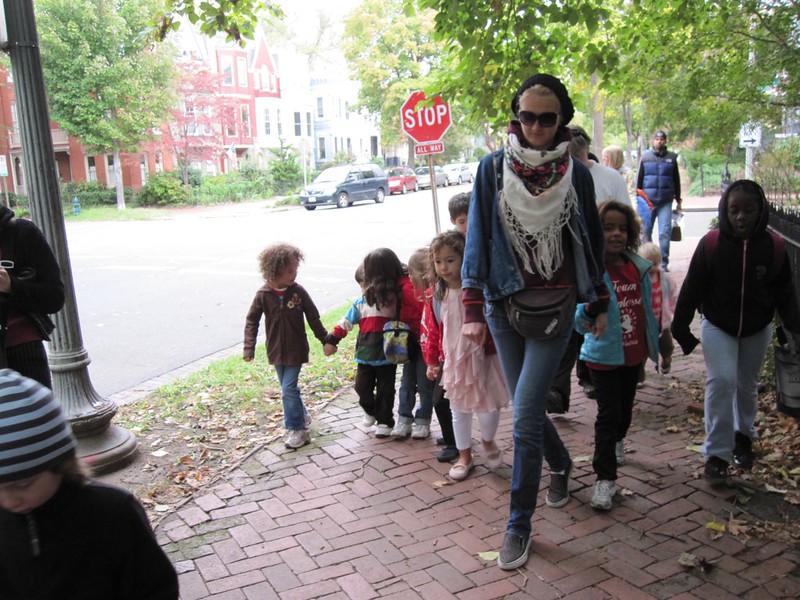 We'll end w  #WalktoSchoolday 2010. Some of these walkers are in college. Whether they are walking to classes or walking to their desk, we hope they are safe and continuing to advocate for  #SafeRoutestoSchool. See you,  @lwvdc and friends on October 7 for the  #goodtroublewalk.