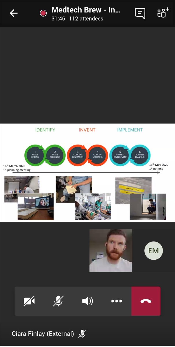 A different type of #MedTechbrew- delighted to hear Jack discuss the @galway_inspire projects which @TympanyMedical were involved in back in March.